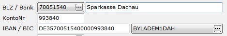 Bankvberbindung