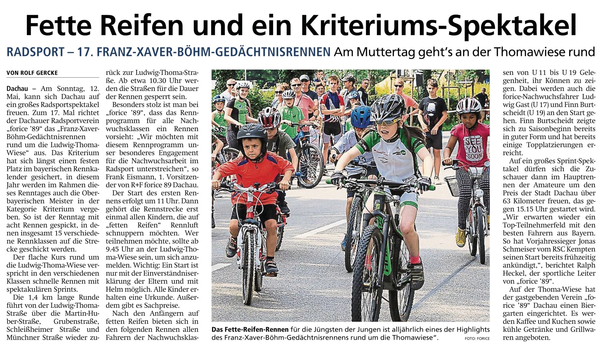 Ankündigung Thoma Rennen 2019 DN