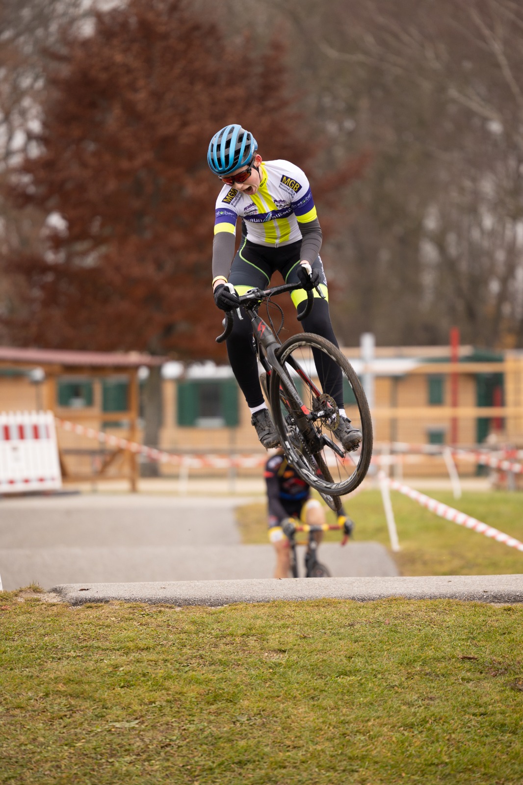 David Weidelener – er bewies Courage und gab seinen Renneinstand.